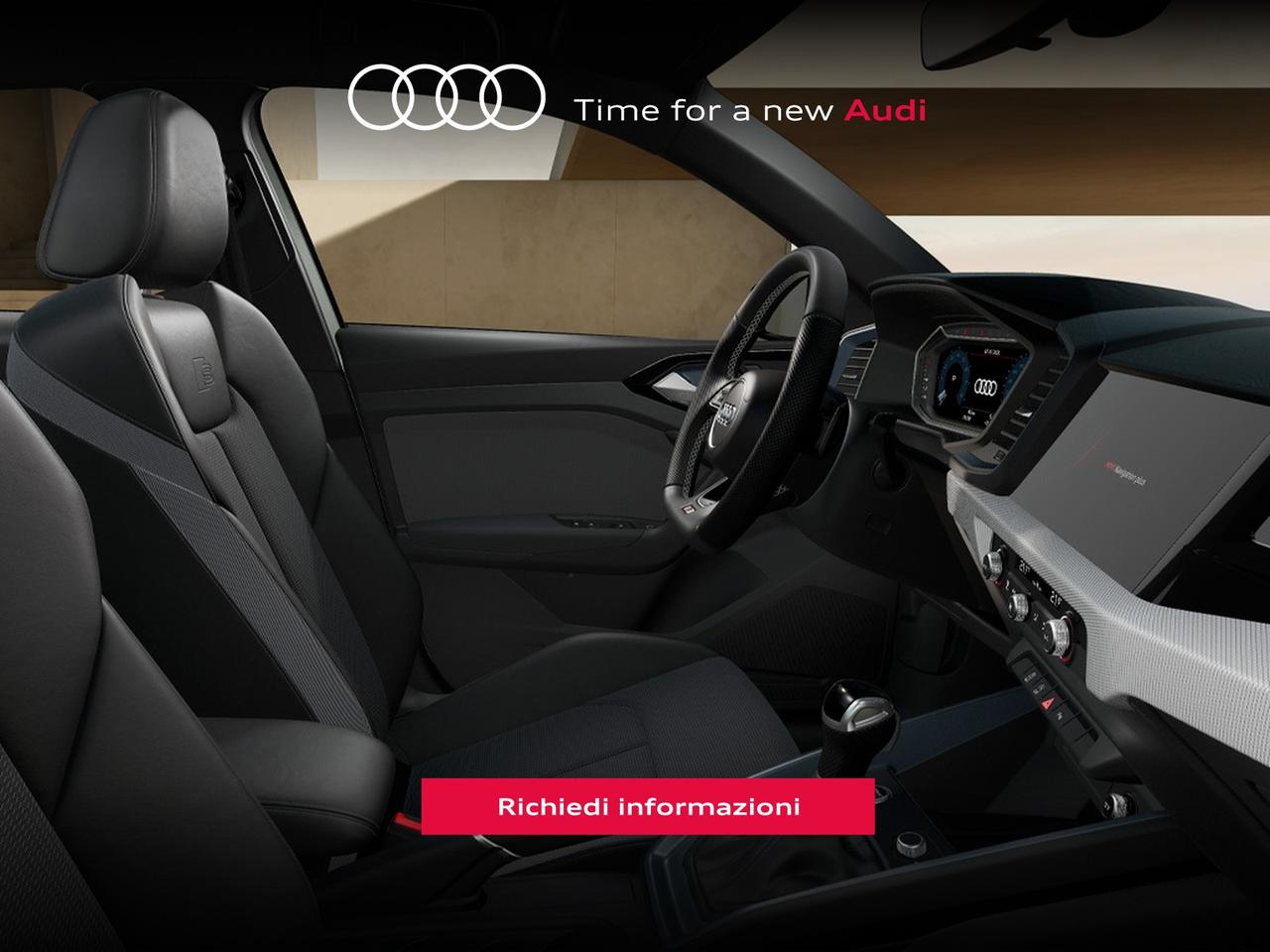 Audi A1 sportback 30 1.0 tfsi identity black 116cv s-tronic