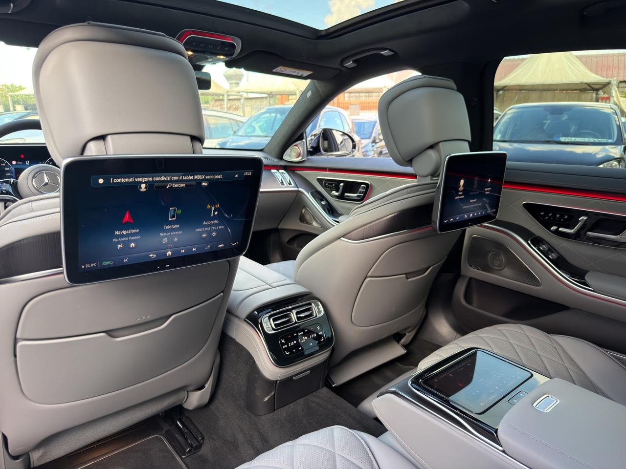 Mercedes S 350 d Business Class - Unipro - Promo Fin - LEASING - IVA ESPOSTA - REAR SEAT ENTERTAINMENT – 2 MONITOR MBUX – TABLET POST – TETTO – CAMERA 360° 3D – DISTRONIC – BURMESTER – SEDILI MASSAGGIANTI IN NAPPA – AIRMATIC – AMBIENT LIGHT