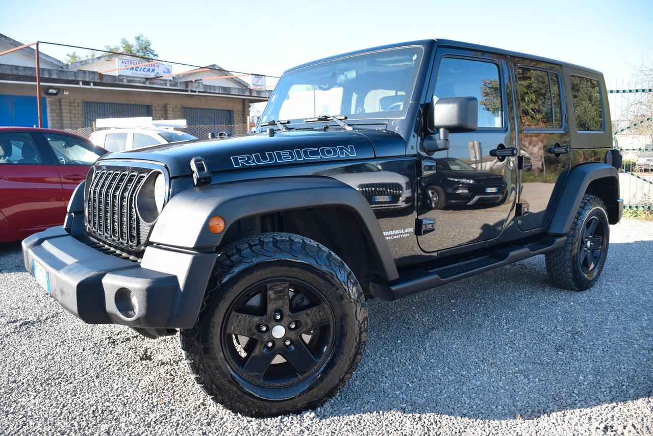 Jeep Wrangler 4X4 Unlimited 2.8 CRD Rubicon Autom. MOTORE NUOVO - GANCIO - FULL