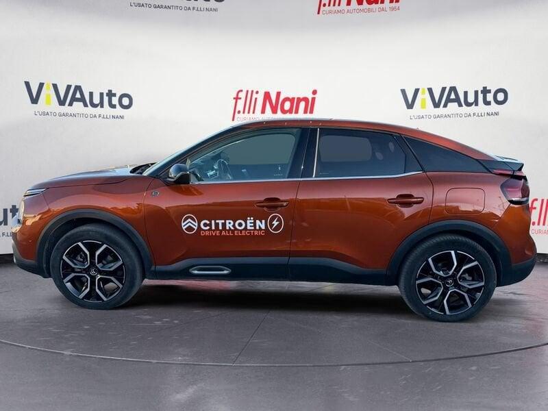 Citroën e-C4 motore elettrico 136 CV Shine