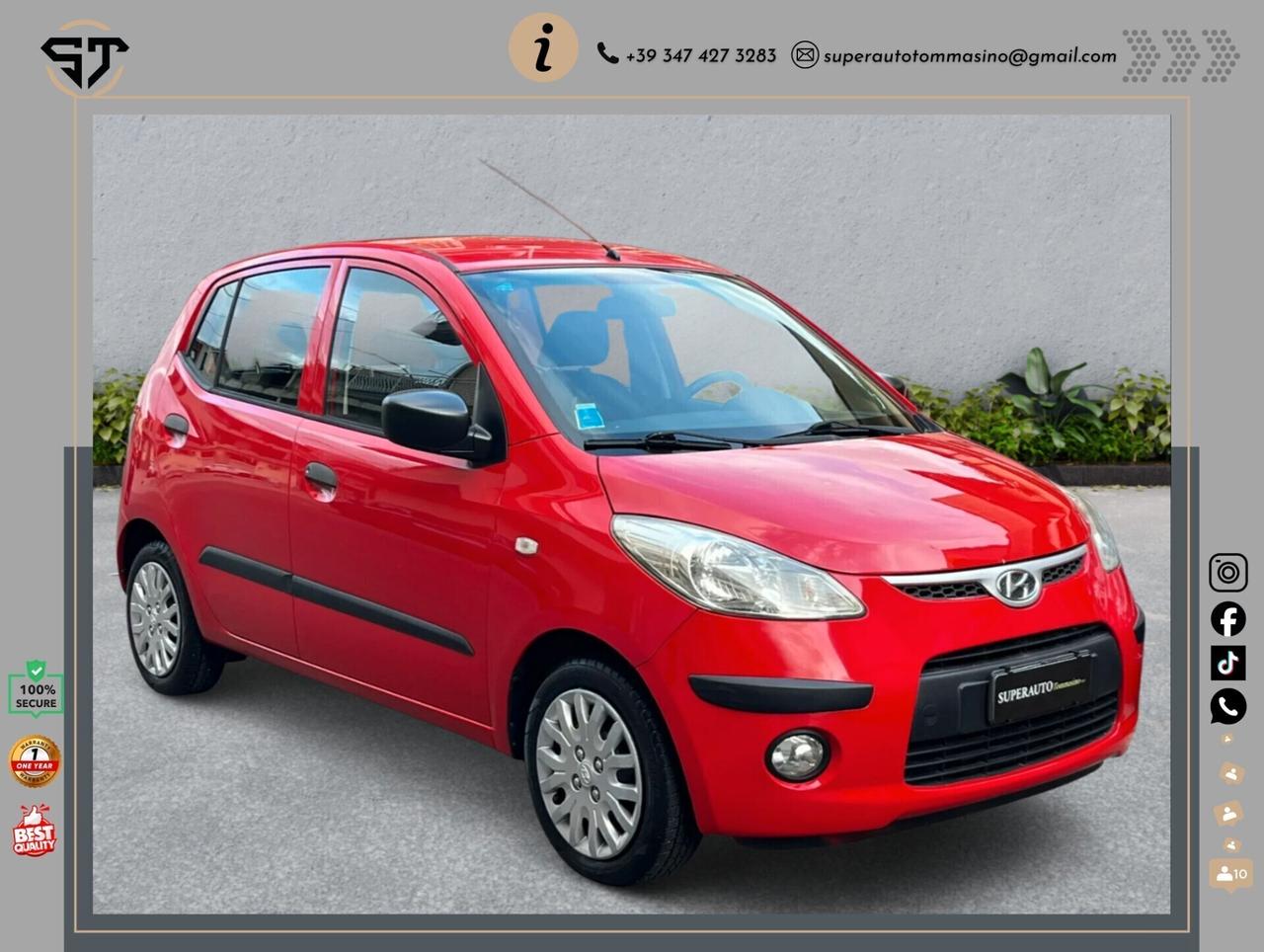 Hyundai i10 1.1 GPL 83.000 KM OK Neopatentati