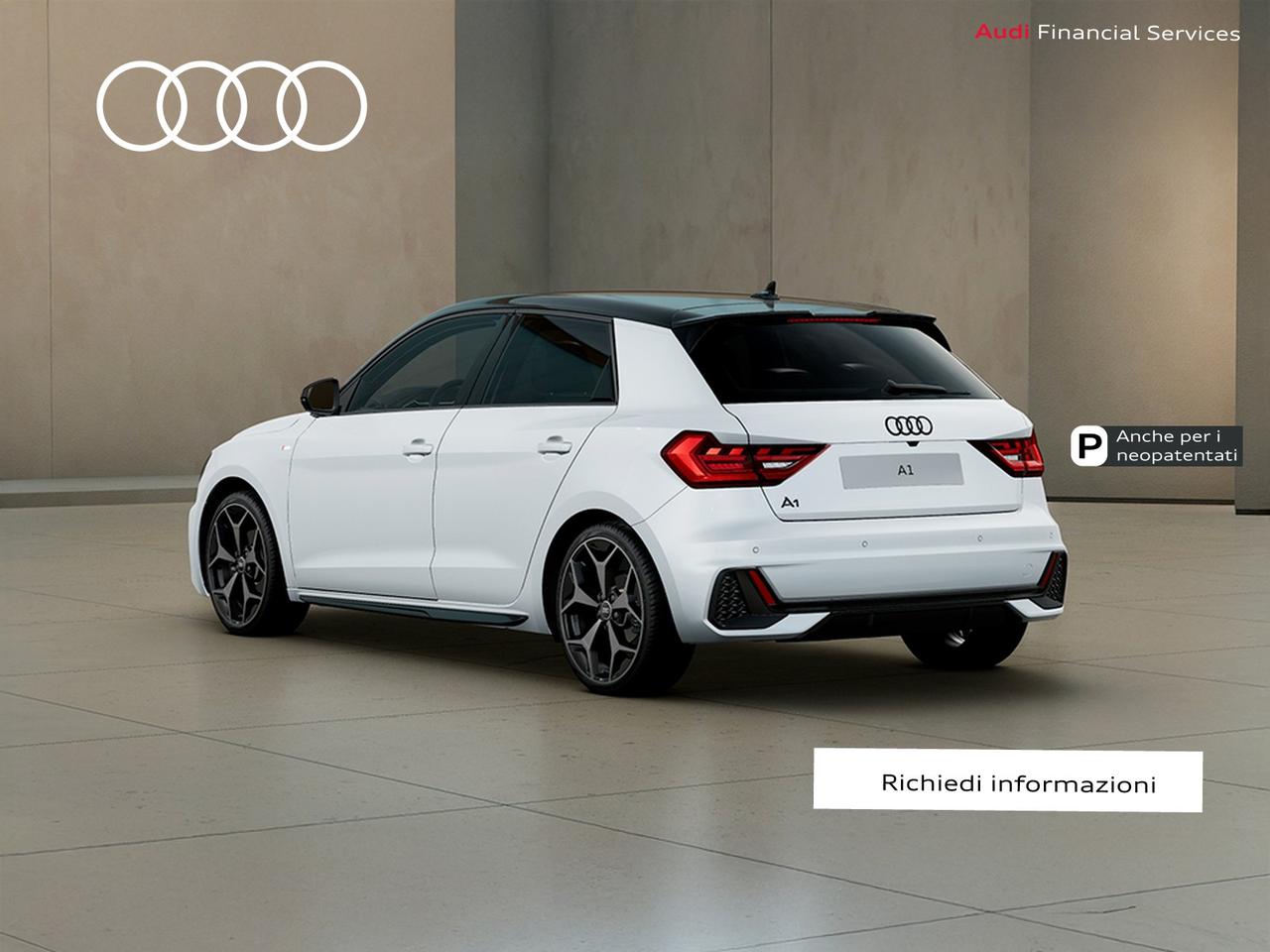 Audi A1 sportback 35 1.5 tfsi identity black s-tronic
