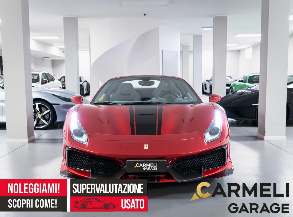 Ferrari 488 Spider PISTA SPIDER-ROSSO FUOCO-SOLLEV-SCARICO-CARBONIO-PPF