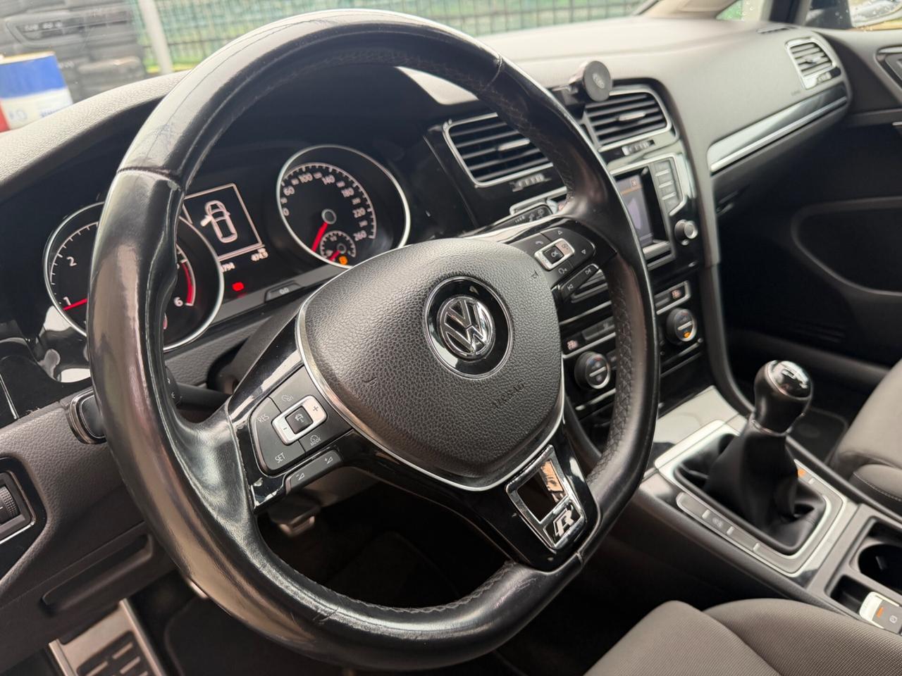 VW GOLF 7 R-LINE 1.6TDI GANCIO TRAINO 1500kg