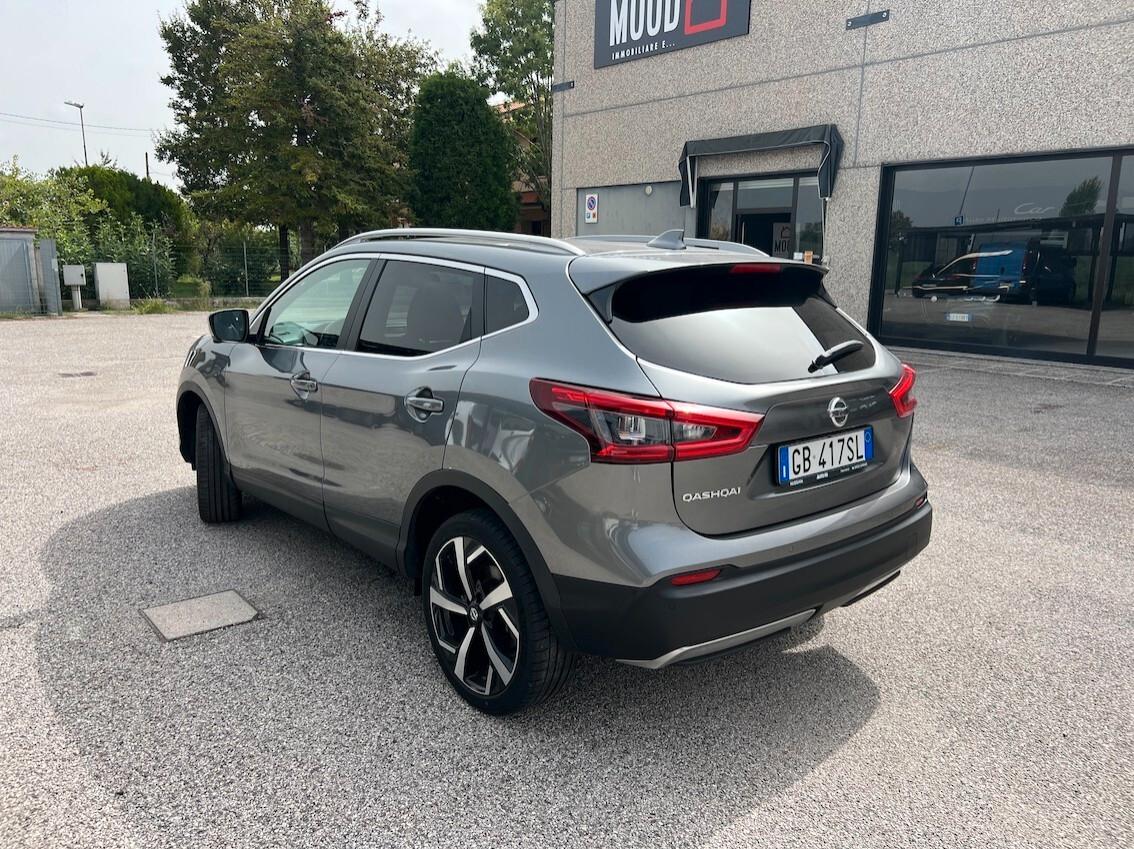 Nissan Qashqai 1.3 dig-t Tekna 160cv TETTO PELLE LED 1 PROPR.
