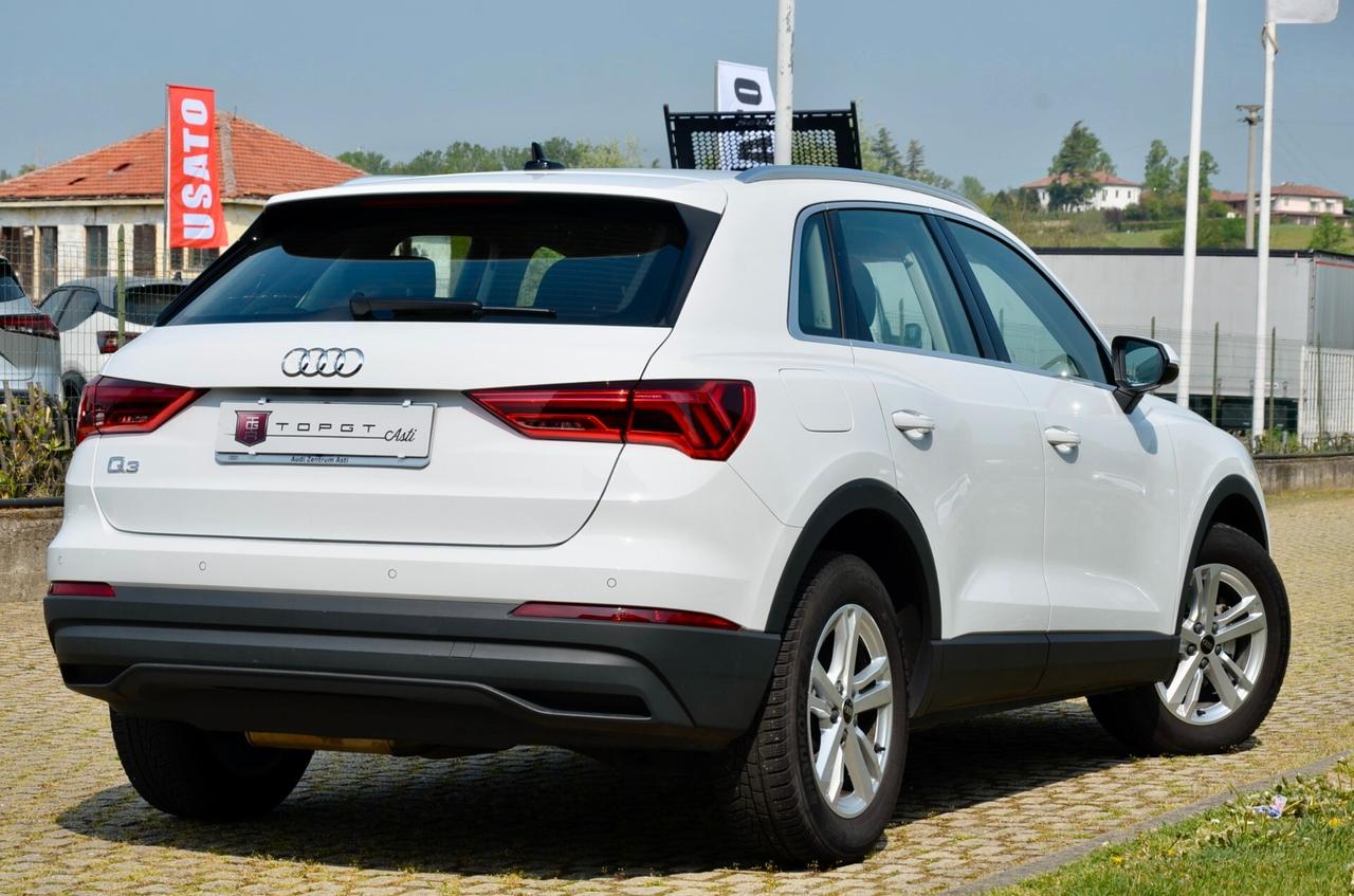 AUDI Q3 35 2.0 TDI BUSINESS 150cv S-TRONIC, GAR, AUDI 8/26, UNICOPR, SERVICE AUDI, UFF ITALIANA, EURO 6E, FULL LED, PERMUTE