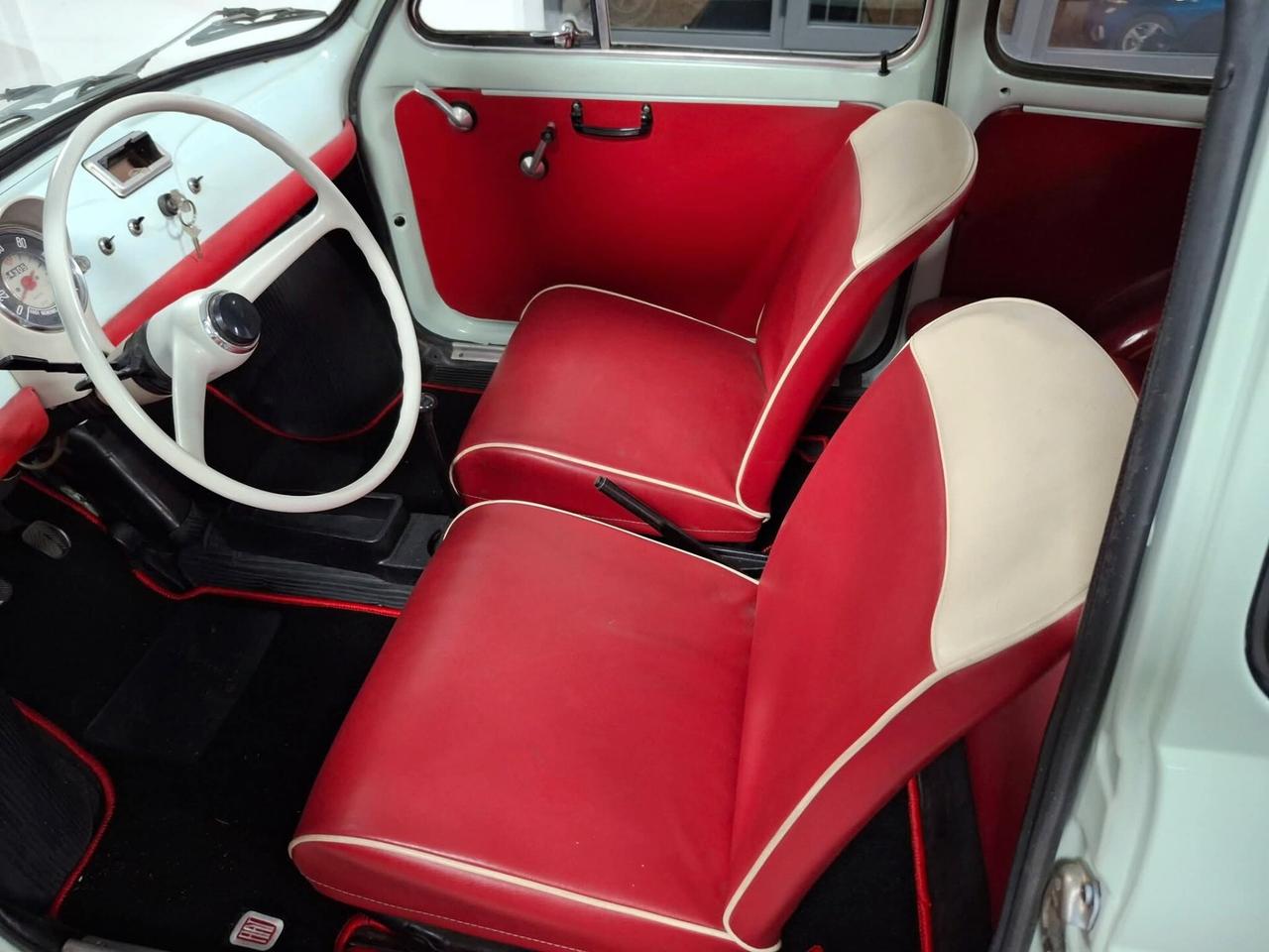 Fiat 500F uniproprietario Libretto e targhe originali