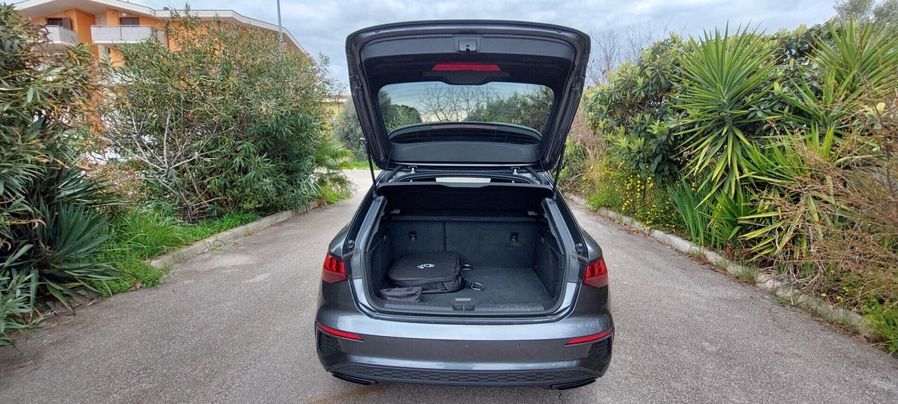 A3 SPB 4.0 TSI S-LINE AUTOMATICA ELETTRICA IBRIDA BENZINA 150 CV NAVI LEGA COCKPIT VIRTUAL