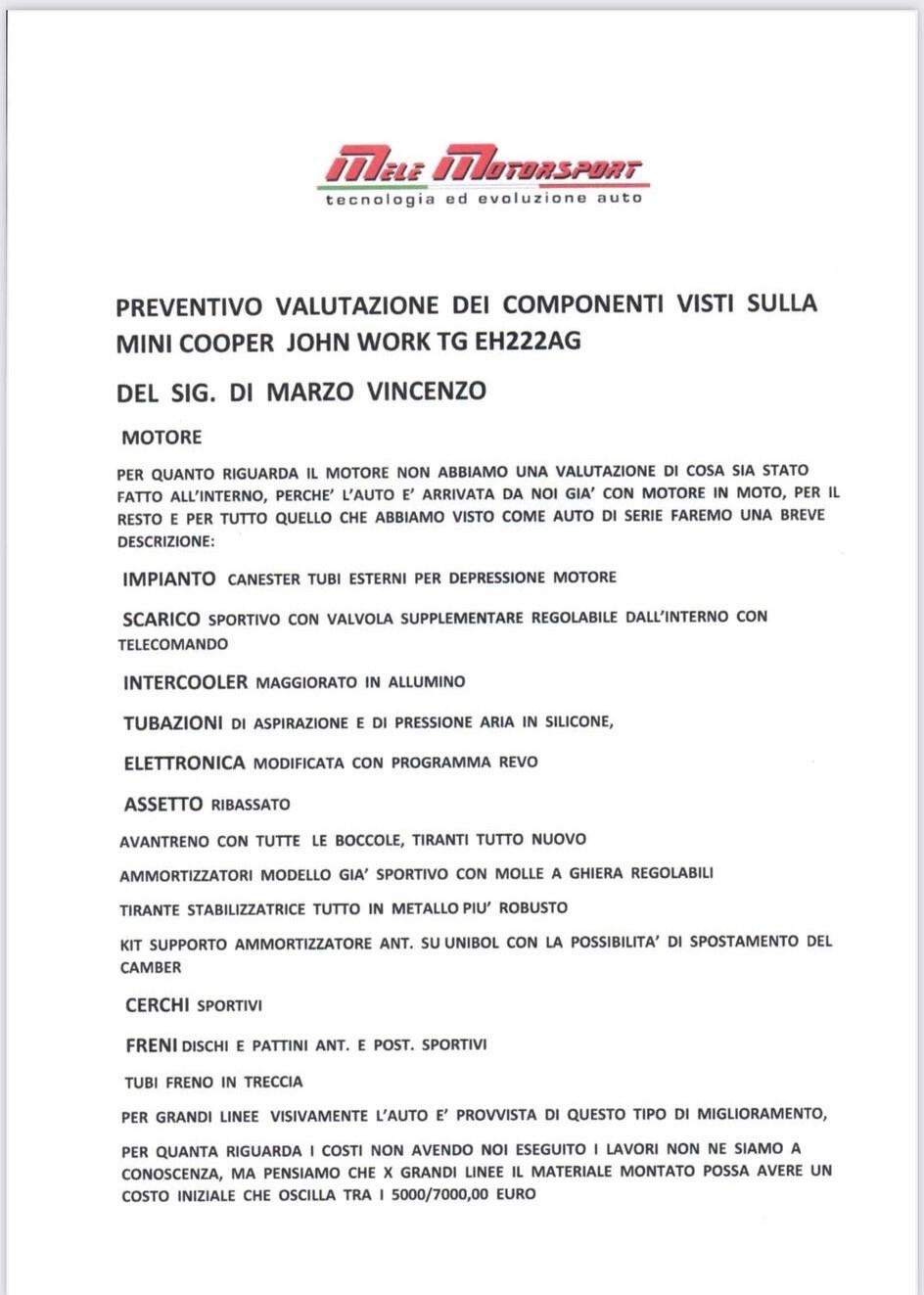 MINI John Cooper Works 1.6 211CV Elaborata