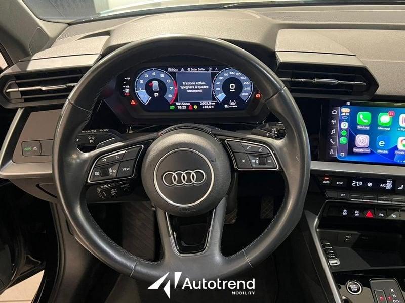 Audi A3 Sportback 30 g-tron 130 CV Automatica S tronic Business Advanced