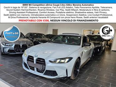 BMW Serie 4 Coupé M4 Comp Tetto C.19" 20" Harman Kardon Carbonio Led