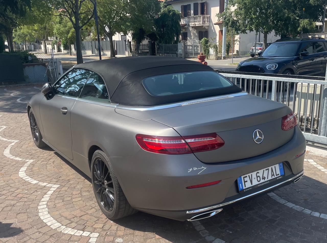 Mercedes-benz E 220 d Auto 4Matic Cabrio Premium Plus