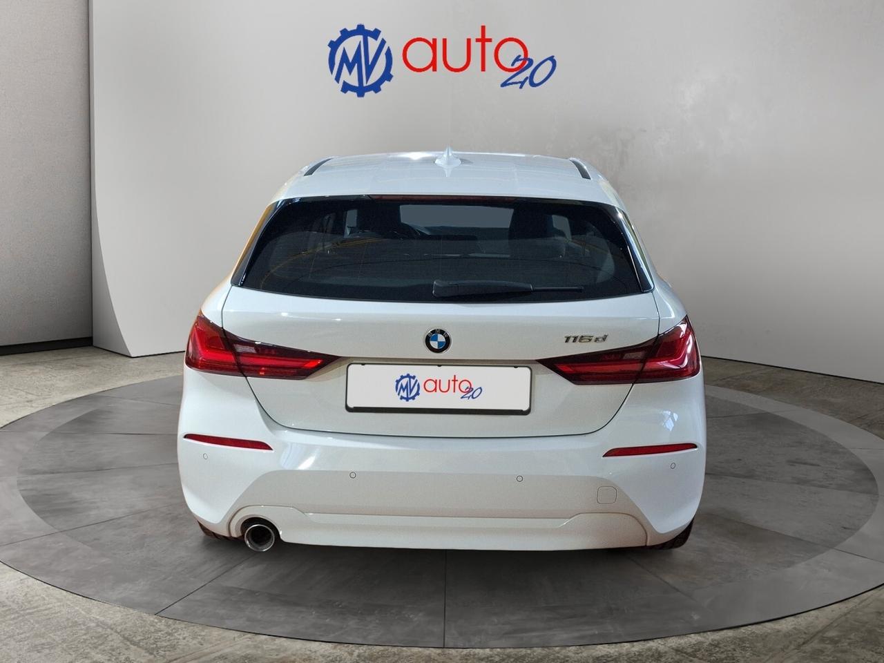 Bmw 116d Advantage modello 2020 Navi Tagliandata Bmw