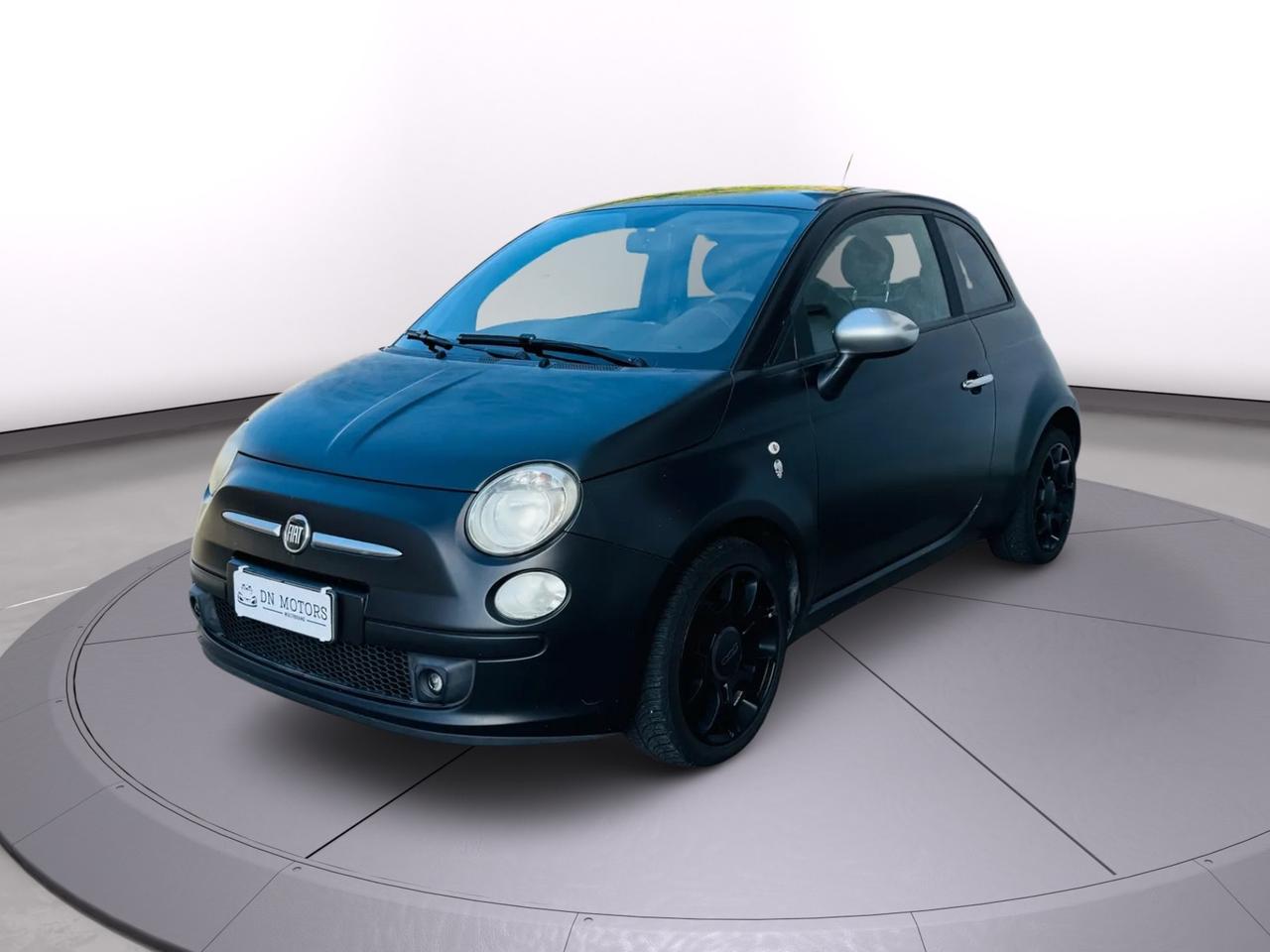 Fiat 500 S 1.2 benzina fine 2011 total black neo patentati