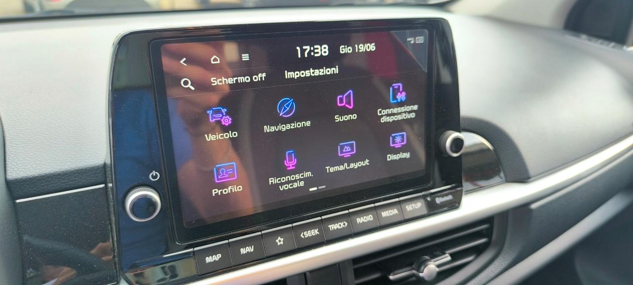 Kia Picanto 1.0 12V 5 porte GT LINE NAVI CAMERA LED VIRTUAL PELLE