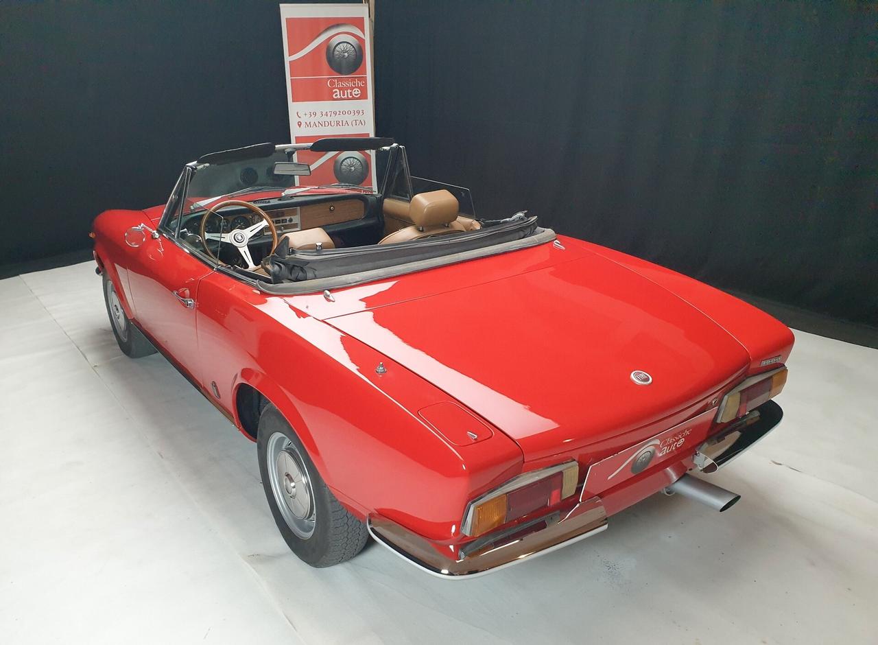 Fiat 124 Spider certif. ASI con C.R.S.