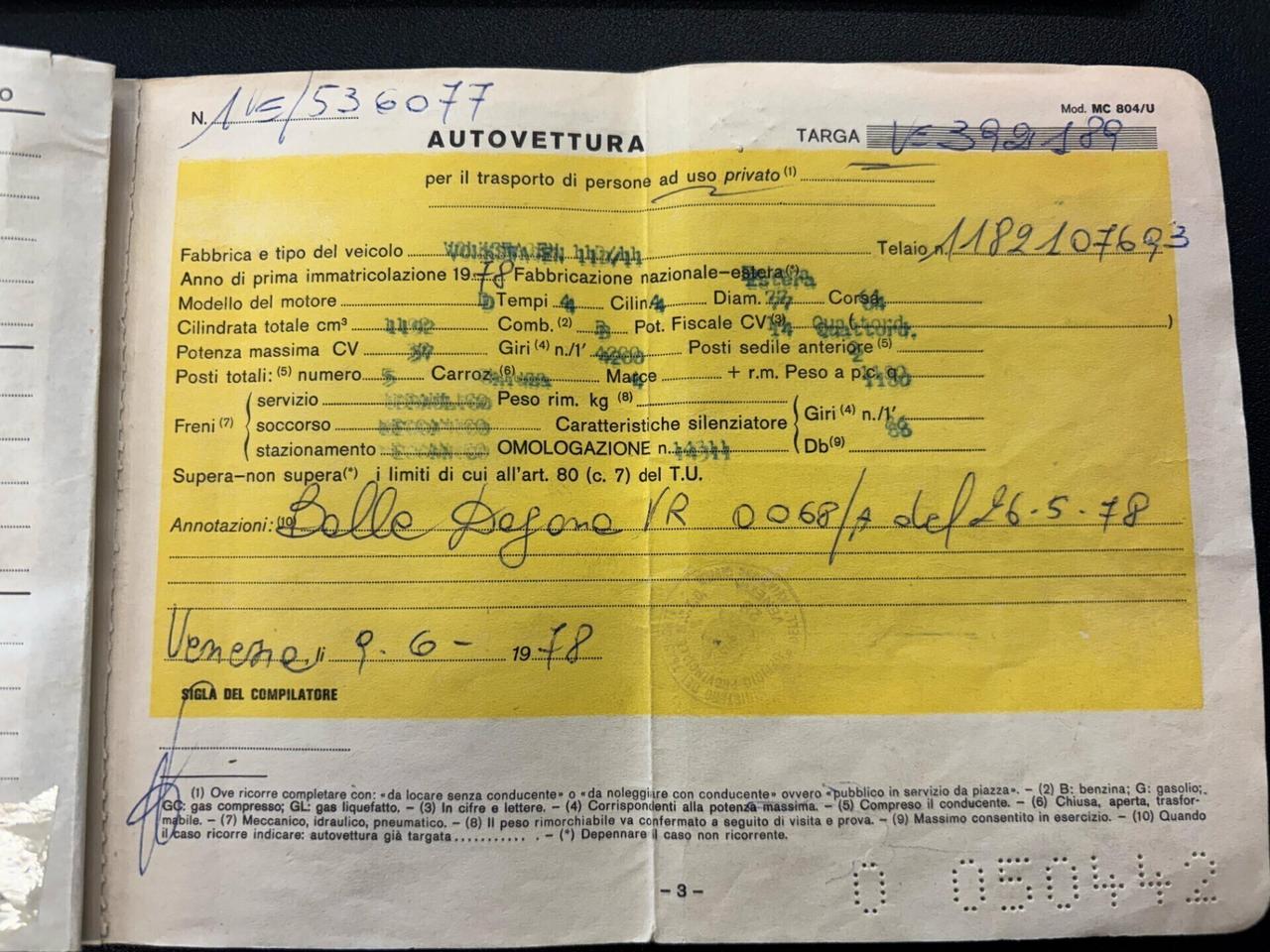 Volkswagen Maggiolino 1.2 benzina