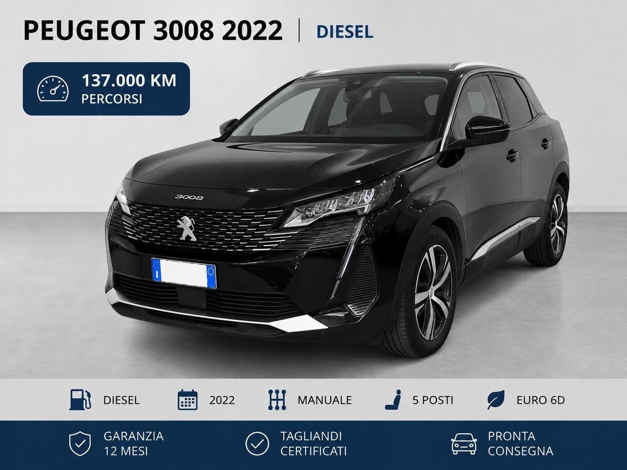 Peugeot 3008 BlueHDi 130 FULL-LED-NAVIGATORE Allure Pack