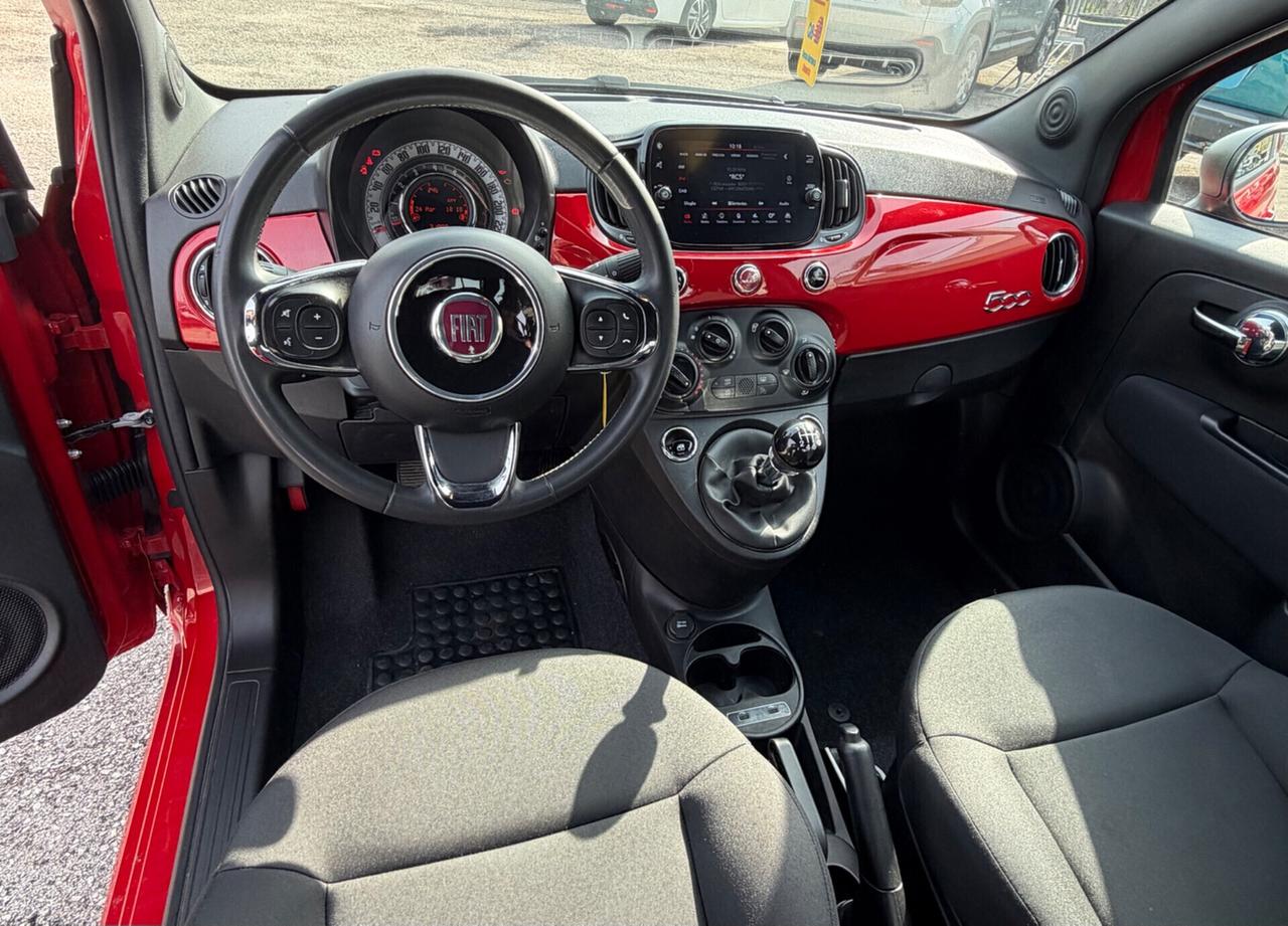 Fiat 500 1.0 Hybrid Red