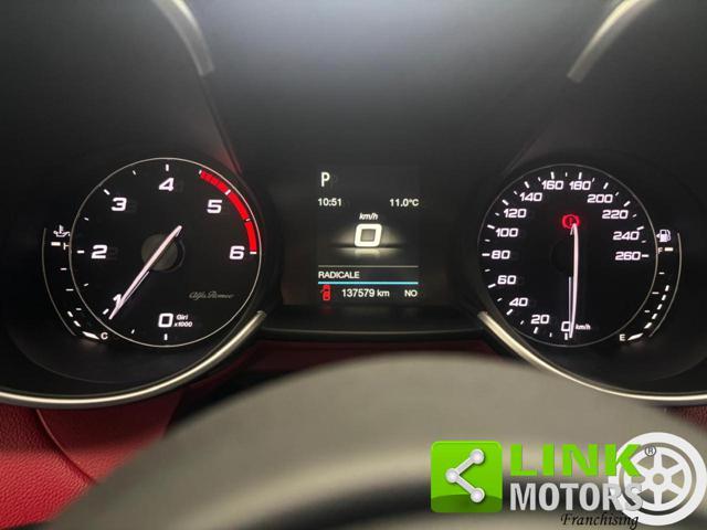 ALFA ROMEO Giulia 2.2 Turbodiesel 160 CV AT8 KM CERT, PELLE, LED.