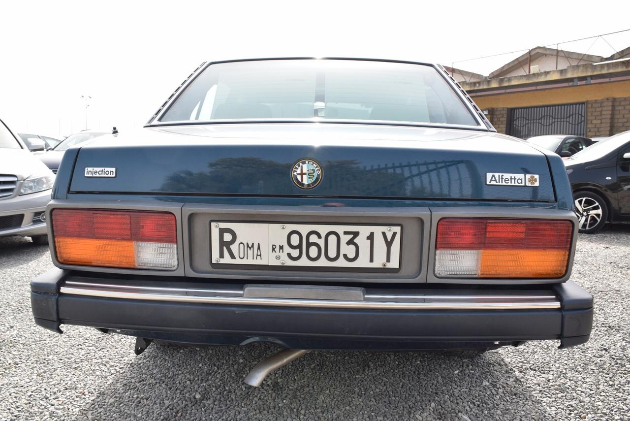 Alfa Romeo Alfetta ALFAROMEO 2.0 INIEZIONE ISCRITTA ASI PRONTA TARGA ORO