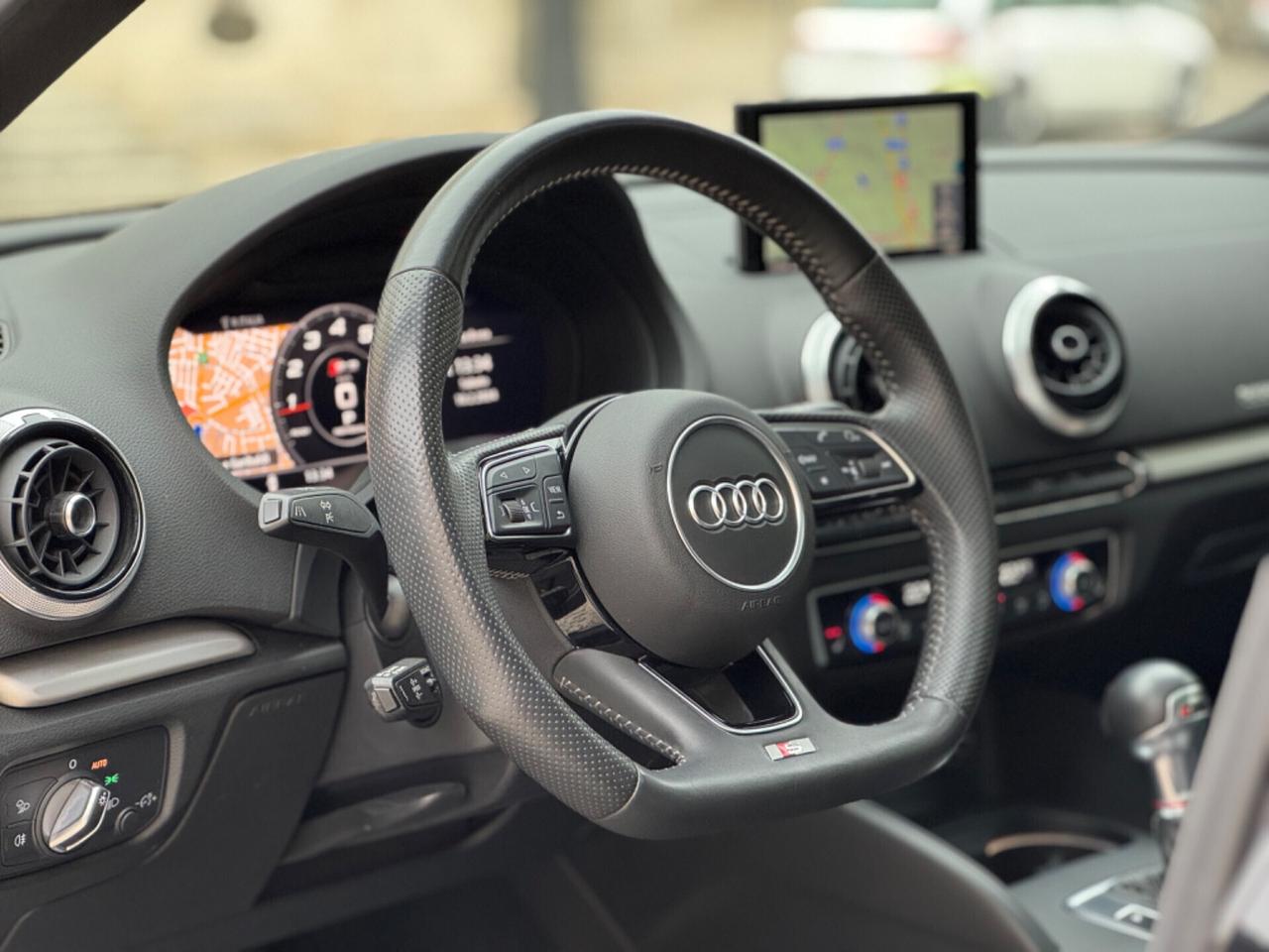 AUDI S3 SPB 2.0 TFSI Quattro S tronic 310 Cv VIRTUAL NAVI LED