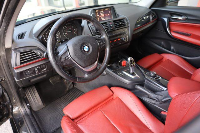 BMW 118 d 5p. Sport Automatica F20 Pelle ROSSA Cartier 18"