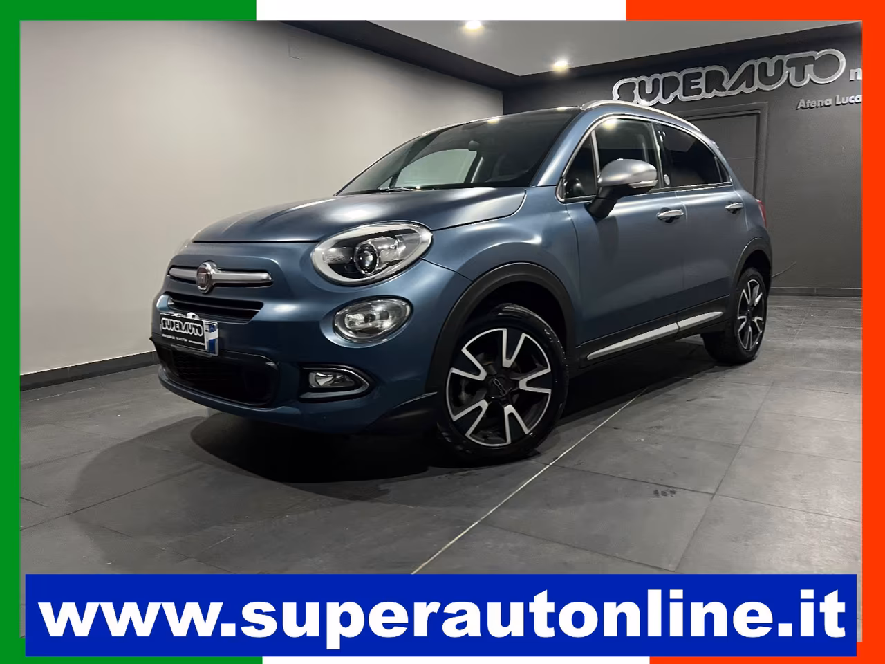Fiat 500X 1.3 MultiJet 95 CV Mirror Edition Blue Jeans opaco
