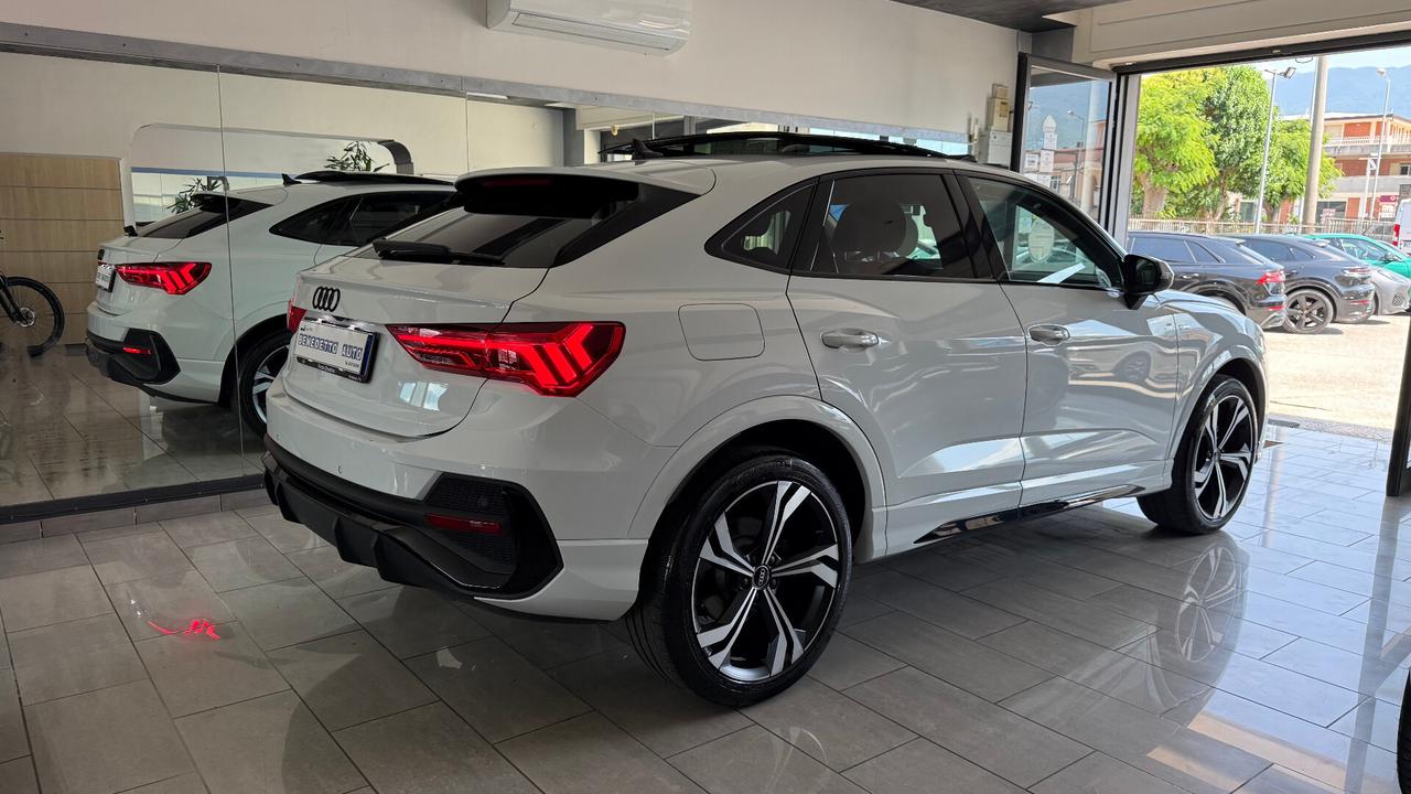 AUDI Q3 SPORTBACK S LINE TETTO IDENTITY BLACK