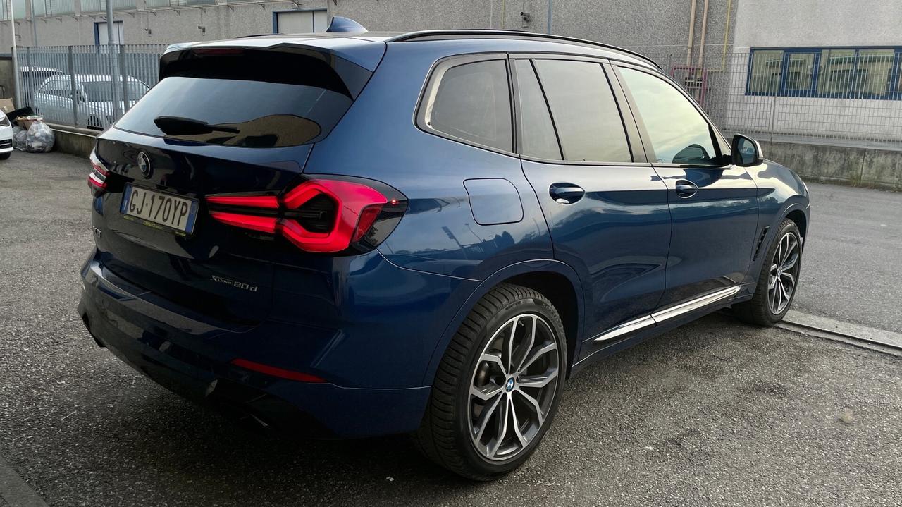 Bmw X3 X-DRIVE 48V 2.0 ADVANTAGE 190CV - FULL LED, TETTO, PELLE