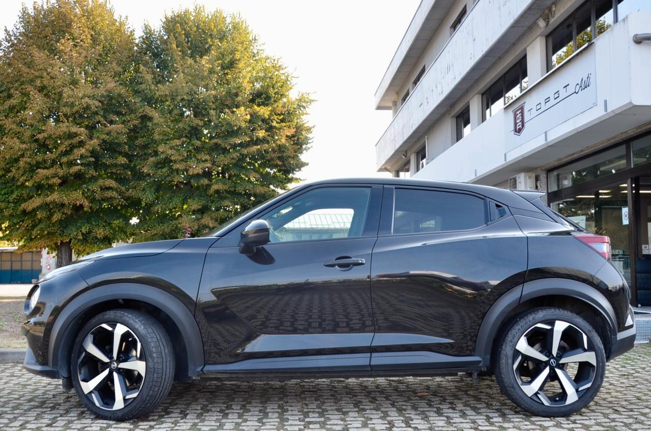 NISSAN JUKE 1.0 DIG-T N-CONNECTA 114cv DCT, EURO 6D, UFF ITALIANA, FARI LED, APPLE ANDROID, RETROCAMERA, PERMUTE
