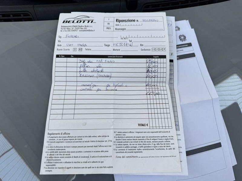 FIAT Panda 1.2 Easy 69cv E6 UNIPRO NEOPATENTATI CRONOLOGIA TAGLIANDI