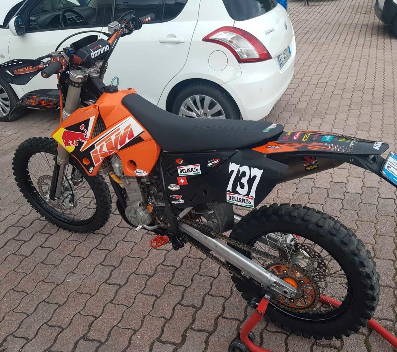 Ktm 450 EXC enduro targato