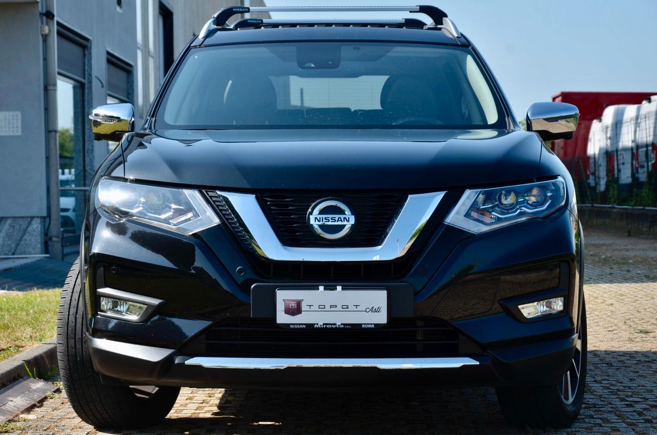 NISSAN X-TRAIL 1.7 DCI SALOMON S 2WD 150cv 7 POSTI, UNICOPR, SERVICE NISSAN, UFF ITALIANA, EURO 6D, TETTO, RETROCAMERA 360°, FARI LED, PERMUTE