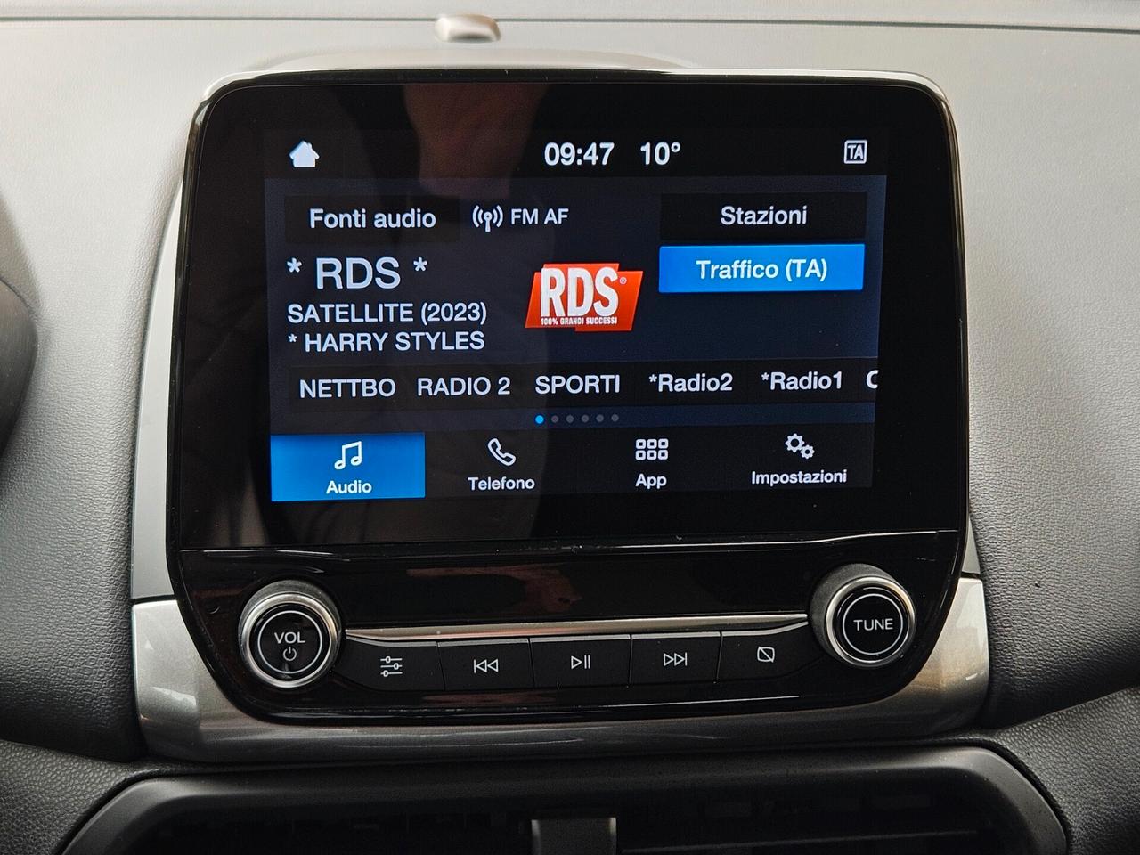 FORD ECOSPORT 1000 ECOBOOST 100 CV KM CERTIFICATI