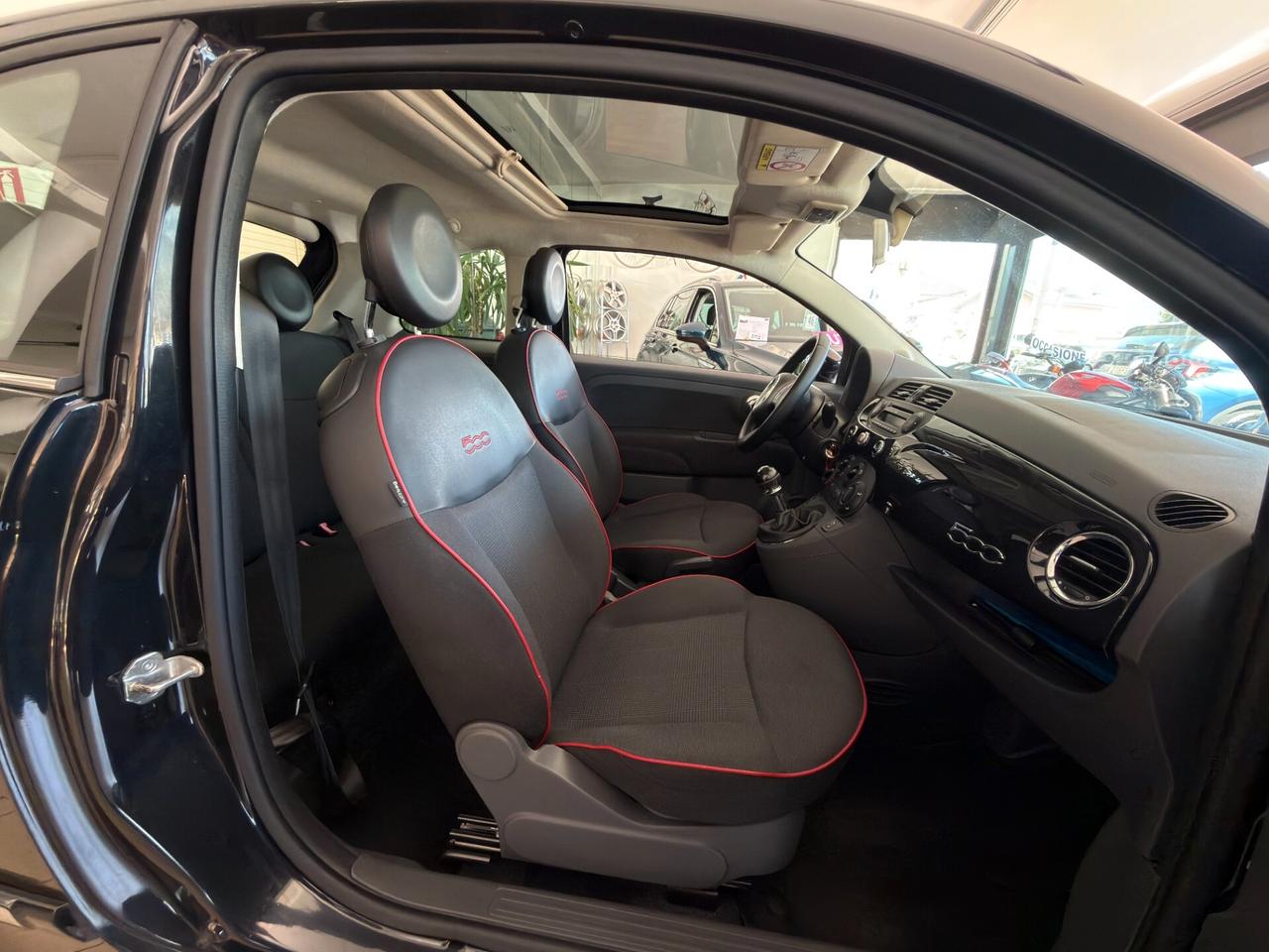 Fiat 500 Lounge 1.2cc 69cv Benzina Neopatentati Tetto panoramico
