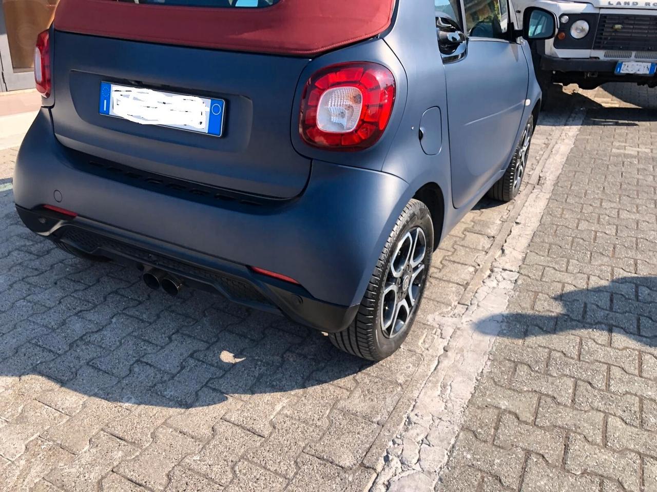 Smart ForTwo 90 0.9 Turbo NAVY/PELLE/TELECAMERA ECC...CABRIO POSSIBILITA' GARANZIA EUROPEA CONFORMGETS COMPLETA FINO A 60 MESI!!!
