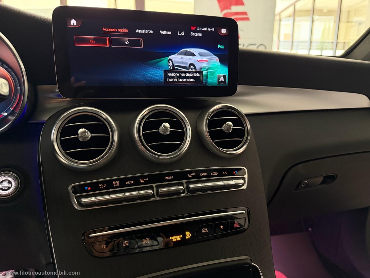 MERCEDES-BENZ GLC 300 d 4Matic Coupé Premium Plus TETTO APRIBILE- GANCIO TRAINO - LUCI AMBIENT