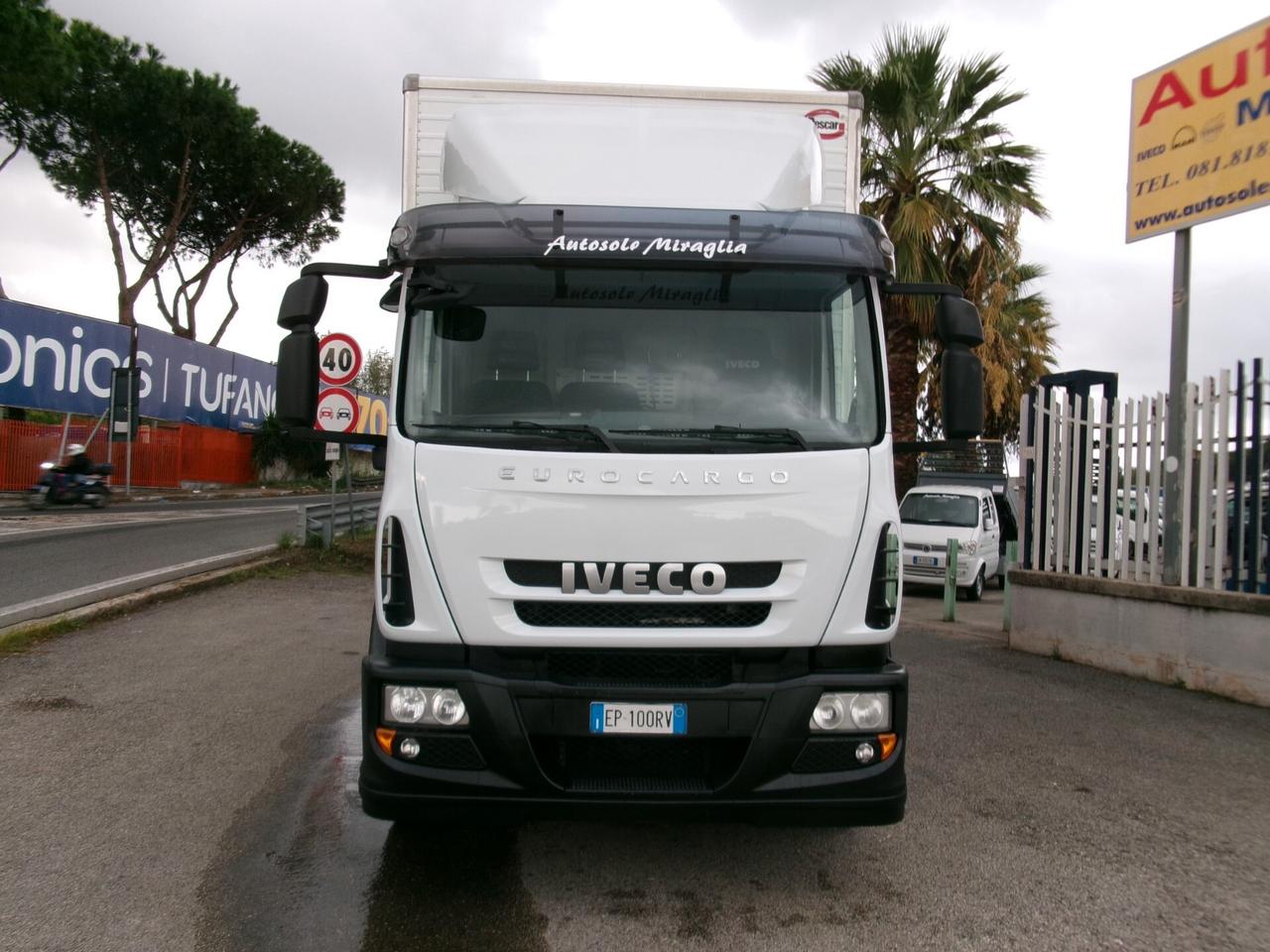 Iveco EUROCARGO 180/28 E6 FURGONE 9.60+ PEDANA **MOTORE NUOVO**