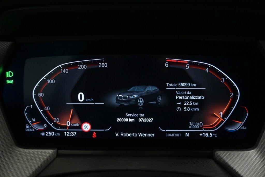 BMW 116D 115CV 6M. BUSINESS ADVANTAGE ( FARI LED - BMW DIGITAL COCKPIT - CRUISE - NAVI - MIRROR - PDC )