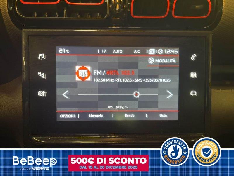 Citroën C3 Aircross 1.2 PURETECH SHINE S&S 110CV MY18