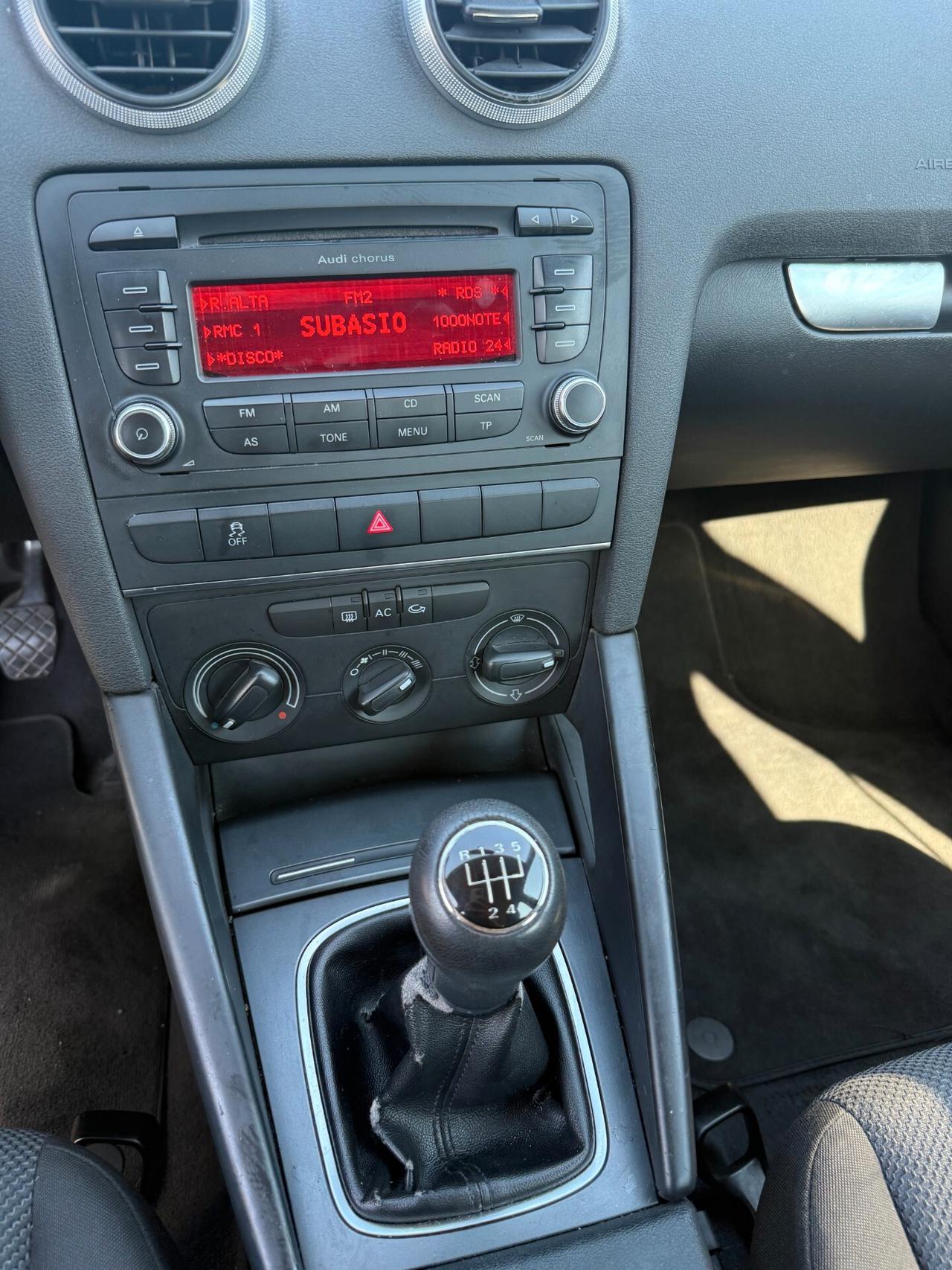 Audi A3 1.6 TDI 90 CV CR F.AP. Ambiente