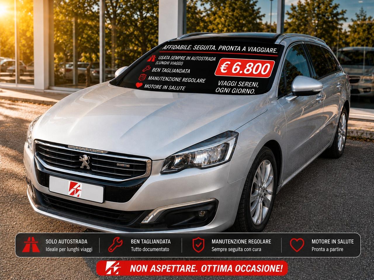 Peugeot 508 SW Allure Automatica • Tetto Panoramico • Garanzia
