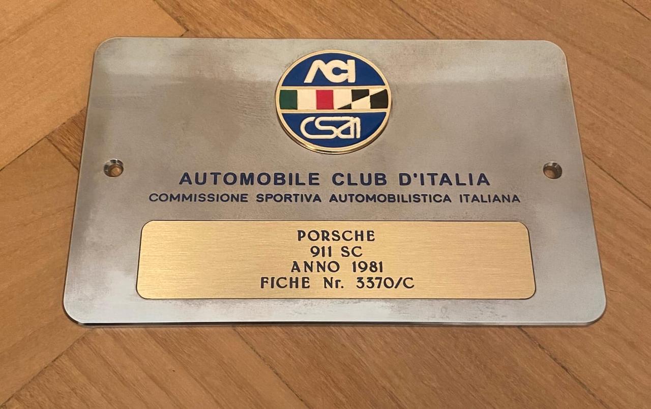 Porsche 911 SC 3.0 Coupé ASI FIVA (MOTORE NUOVO)