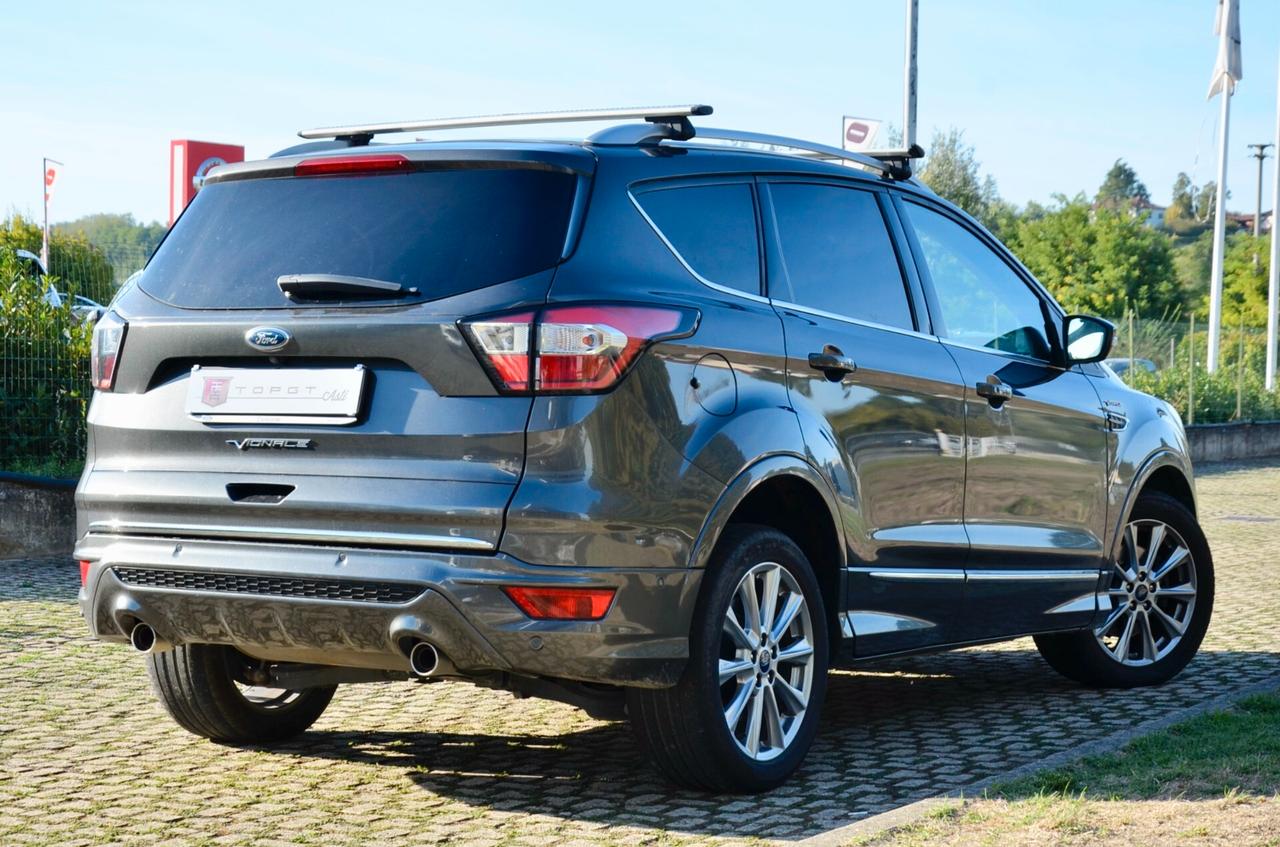 FORD KUGA 2.0 TDCI VIGNALE 150cv AUTO, PREZZO REALE, UFF ITALIANA, EURO 6C, XENO, RETROCAMERA, PERMUTE