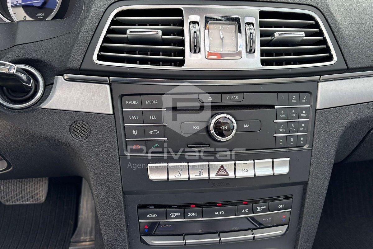 MERCEDES E 220 BlueTEC Cabrio Premium