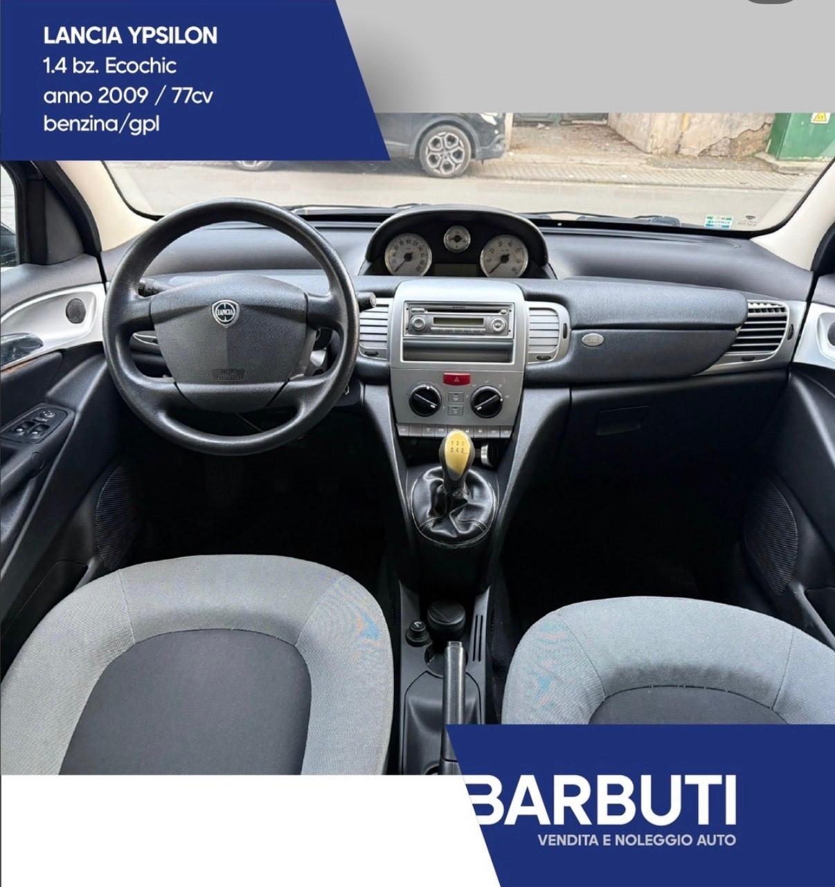 Lancia Ypsilon 2009 - 1.4 GPL 77cv Ecochic