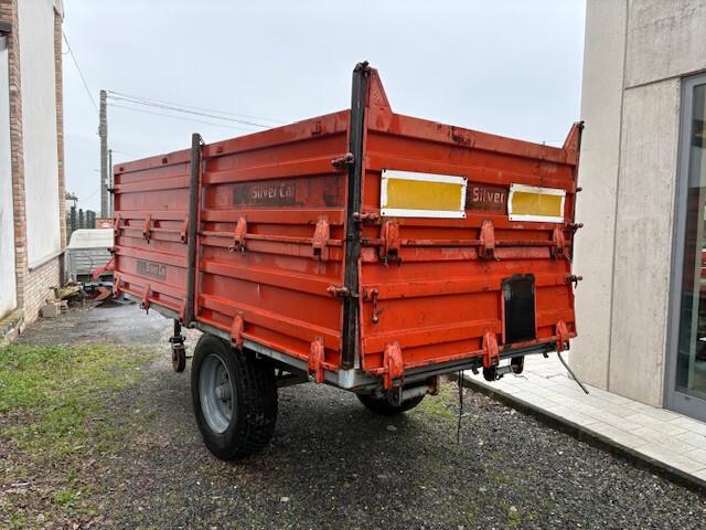 Rimorchio agricolo SILVER CAR ribaltabile posteriore