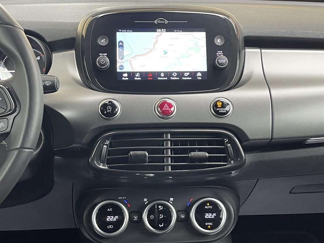 Fiat 500X 1.6 MultiJet 130 CV Sport Fari Full LED, Retrocamera, Navigatore, Cerchi 18, Grigio opaco