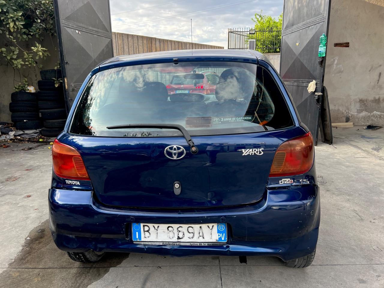 Toyota Yaris 1.4 tdi D-4D cat 3 porte